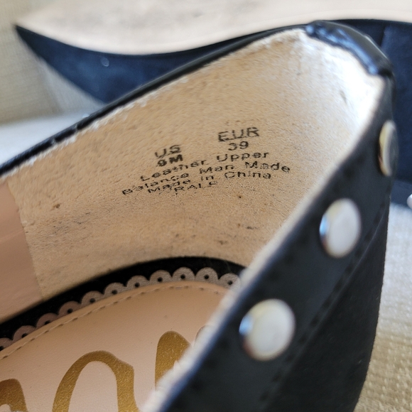 Sam Edelman Black Flats with Bow Detail - Picture 9 of 10